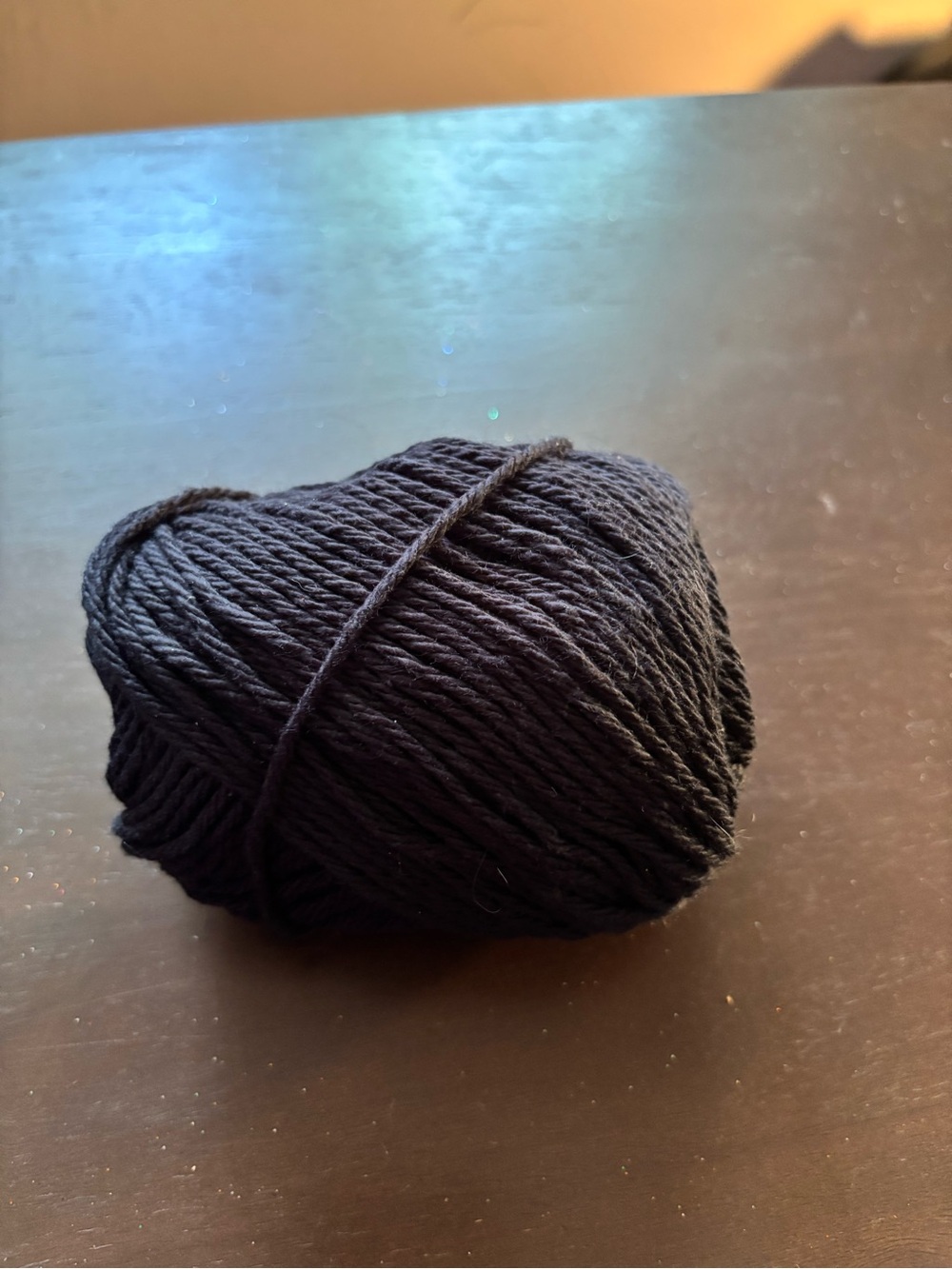 Black Yarn – Partially Used / Craft Yarn